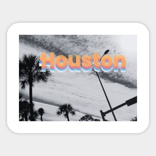 Houston River Oaks Sticker